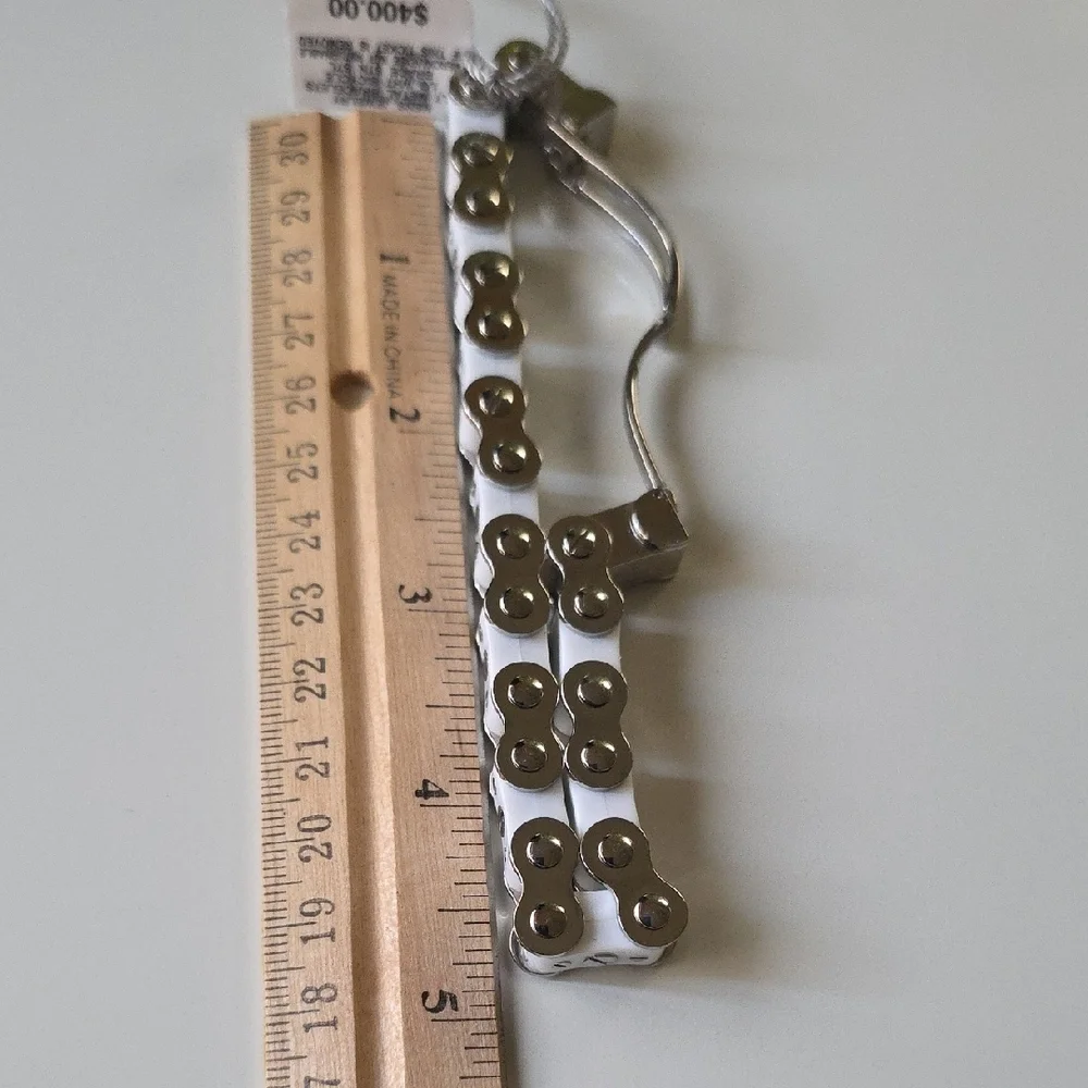 IceLink Silver and Black Bracelet‎